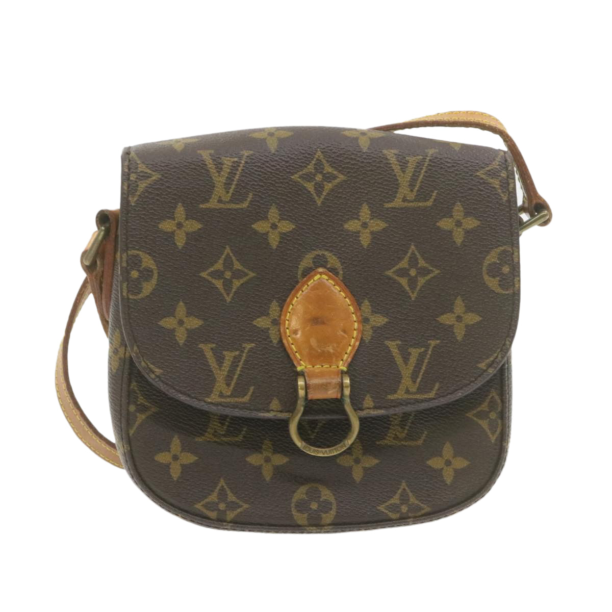 LOUIS VUITTON Monogram Saint Cloud PM Shoulder Bag M51244 LV Auth am603g