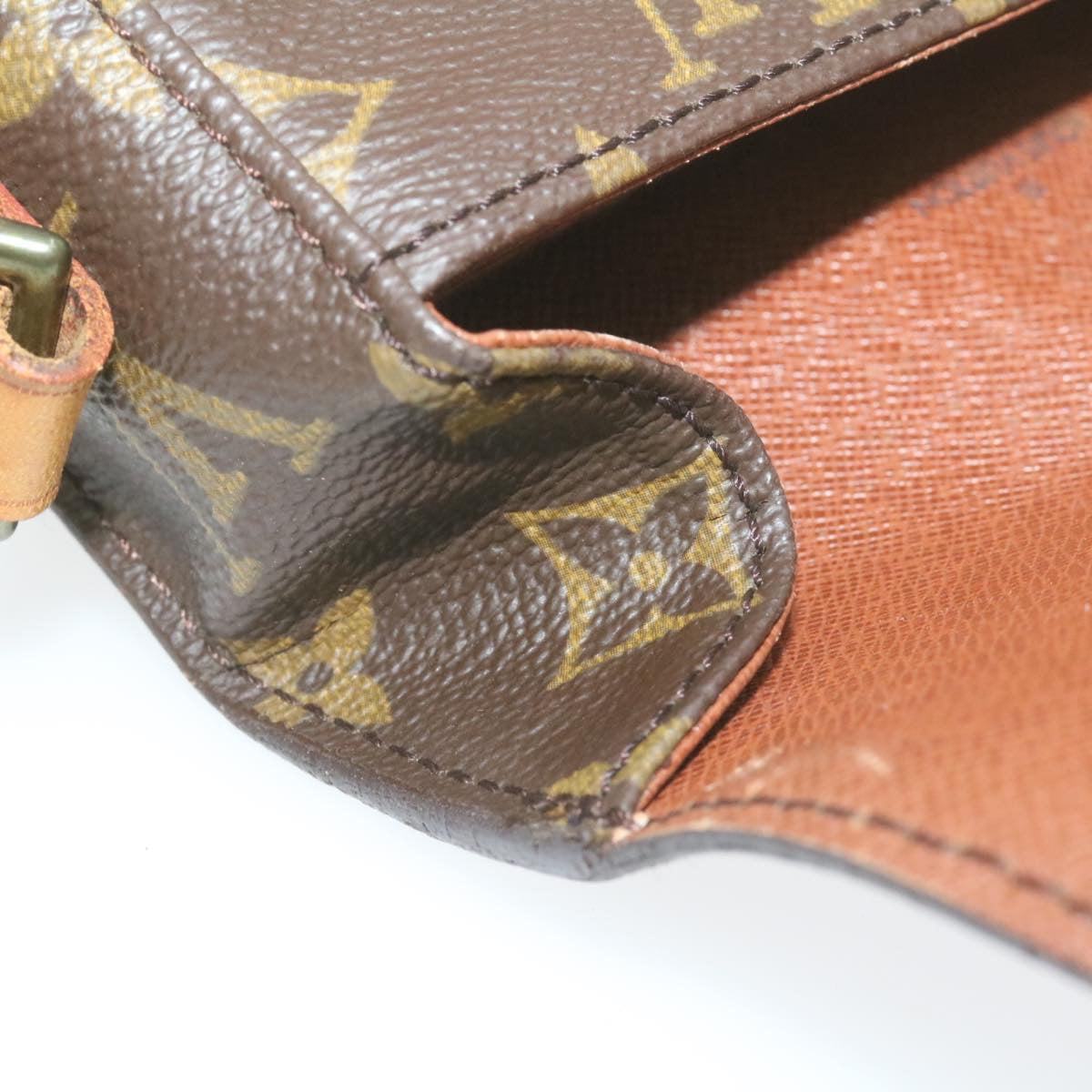 LOUIS VUITTON Monogram Saint Cloud PM Shoulder Bag M51244 LV Auth am608g