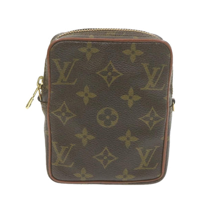 LOUIS VUITTON Monogram Mini Poche Shoulder Bag No.202 LV Auth am661g