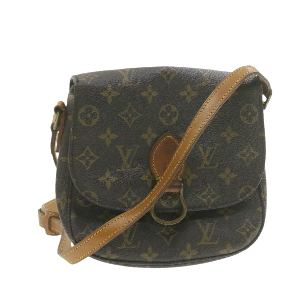 LOUIS VUITTON Monogram Saint Cloud MM Shoulder Bag M51243 LV Auth am937g