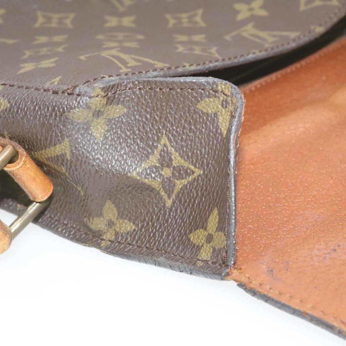 LOUIS VUITTON Monogram Saint Cloud GM Shoulder Bag M51242 LV Auth am941g
