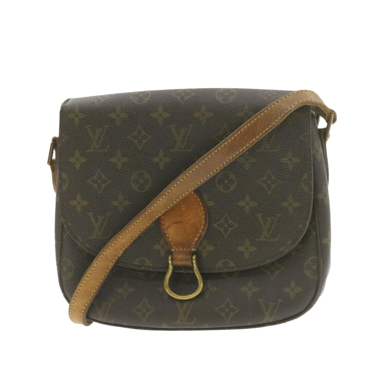 LOUIS VUITTON Monogram Saint Cloud GM Shoulder Bag M51242 LV Auth am941g