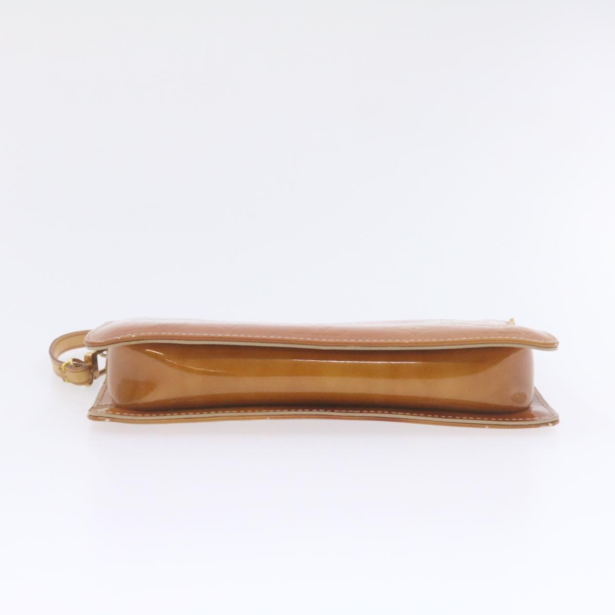LOUIS VUITTON Monogram Vernis Lexington Pouch Beige M91010 LV Auth am961g