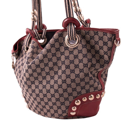 Gucci Oversized Canvas Hobo Bag