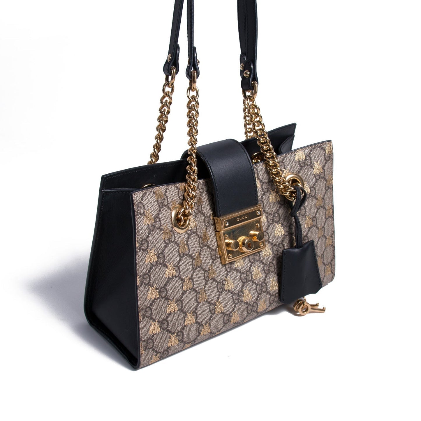 Gucci Bee Padlock Shoulder Bag
