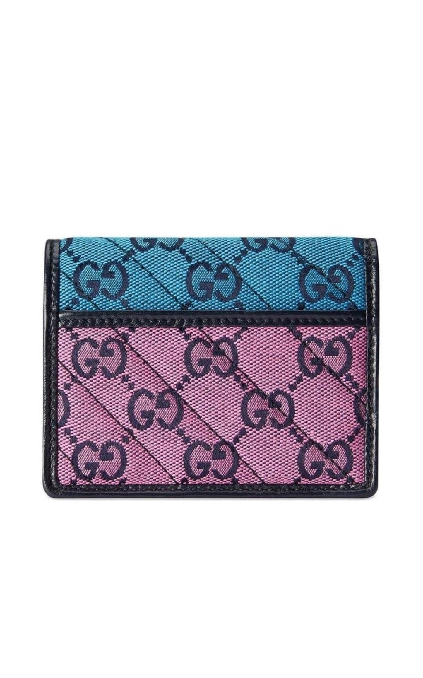 Blue Gg Marmont Multicolor Wallet