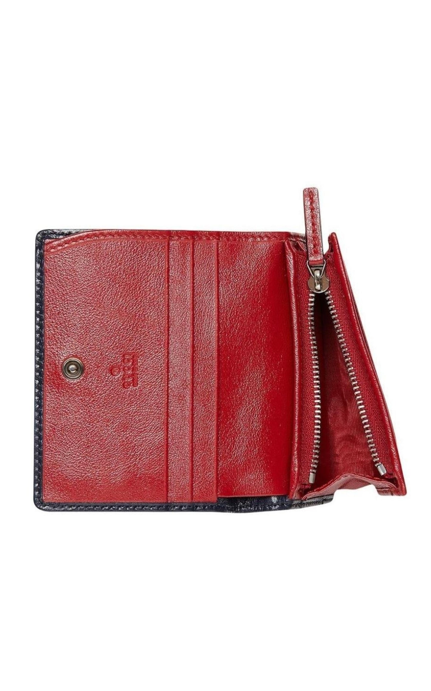 Blue Gg Marmont Multicolor Wallet