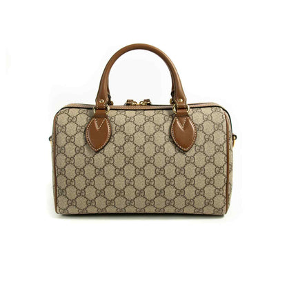 Gucci GG Supreme Embroidered Small Boston Bag