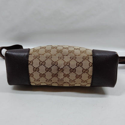 Gucci Brown Canvas Crossbody Bag