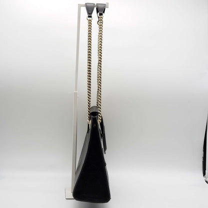 Gucci Emily Guccissima Large Black Shoulder Bag