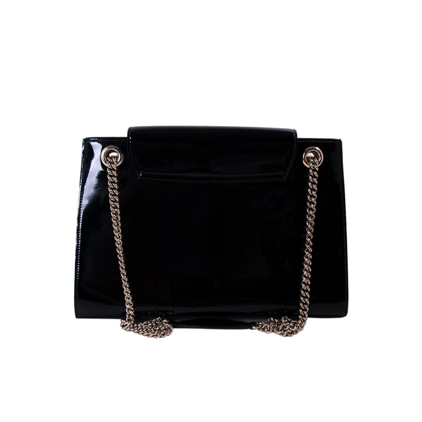 Gucci Emily Large Patent Leather Shoulder Bag