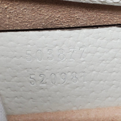Gucci Ophidia GG Flora White Clutch & Shoulder Bag