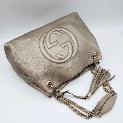 Gucci GG Soho on Chain Medium Shoulder Bag