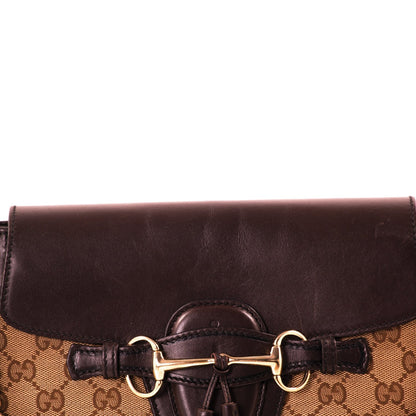 Gucci GG Canvas Emily Large Shoulder Bag