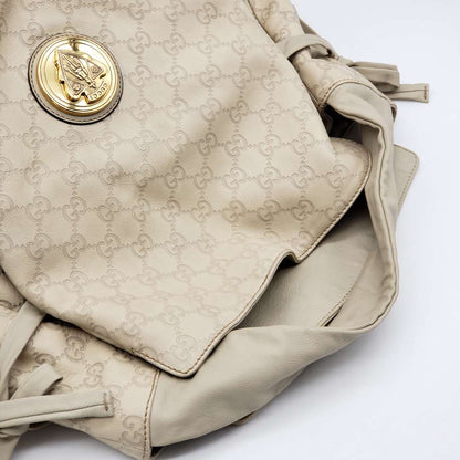 Gucci Gussissima Cream Shoulder Bag