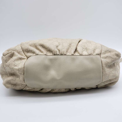 Gucci Gussissima Cream Shoulder Bag
