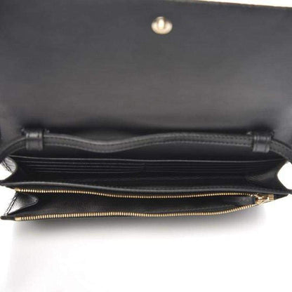 Micro Guccissima Chain Wallet Black