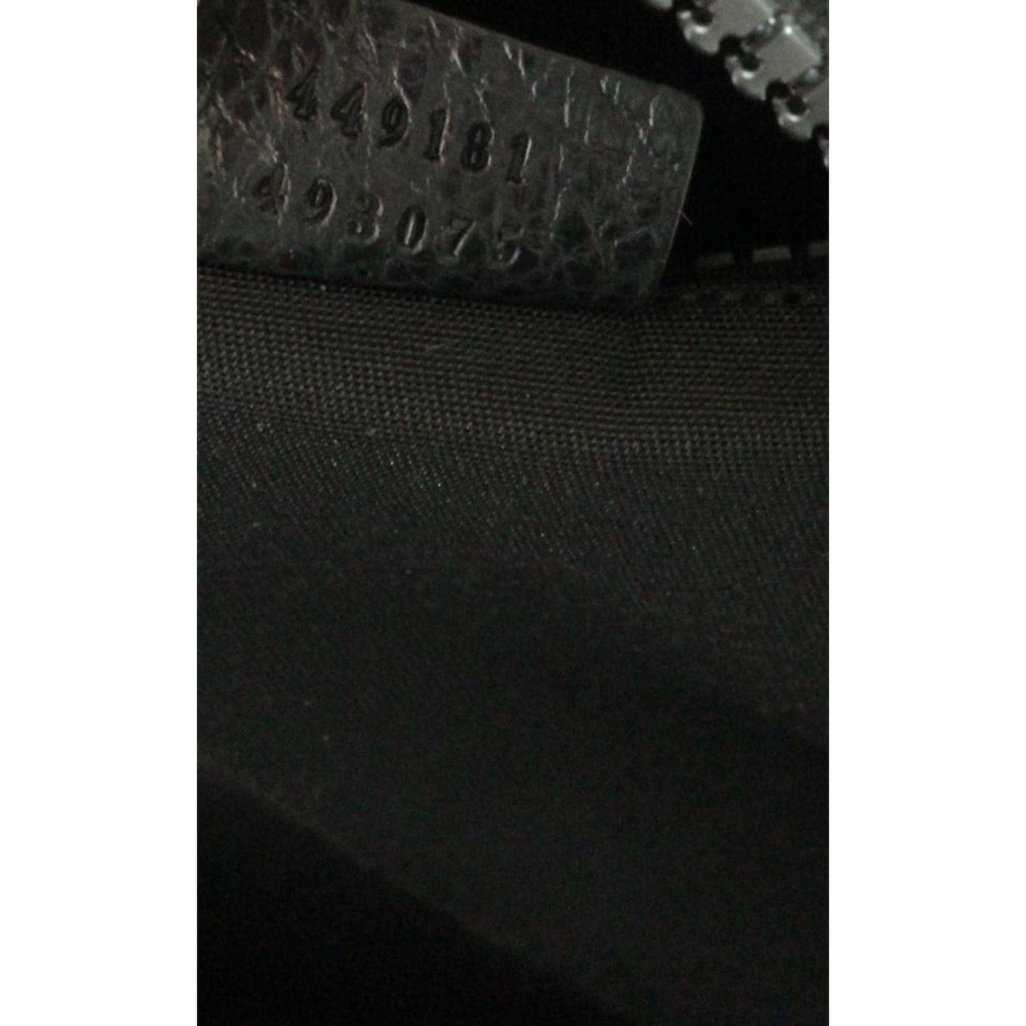 Gucci Nylon GG Guccissima Black Slim Backpack Travel Bag 449181