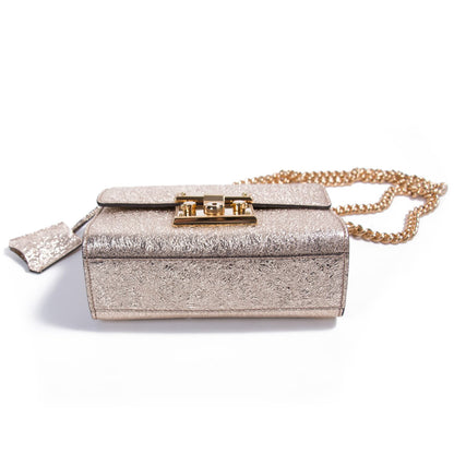 Gucci Metallic Padlock Shoulder Bag
