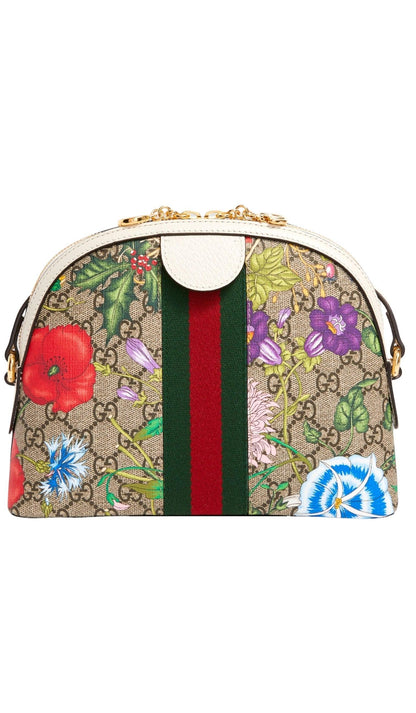 Small Ophidia Flora Shoulder Bag