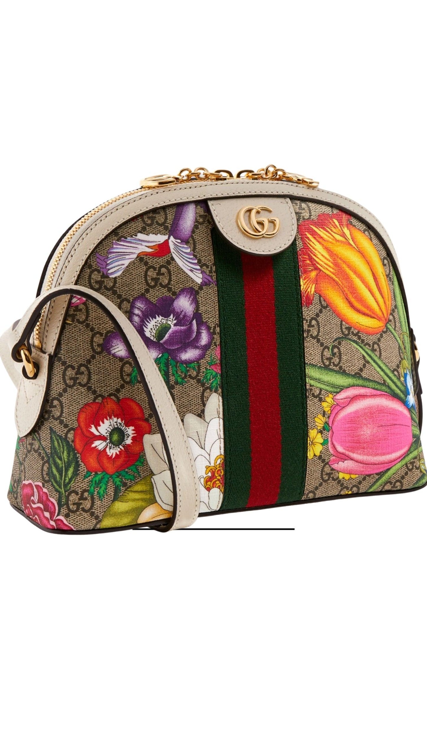 Small Ophidia Flora Shoulder Bag