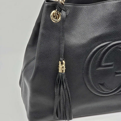 Gucci Soho Large Black Shoulder Bag