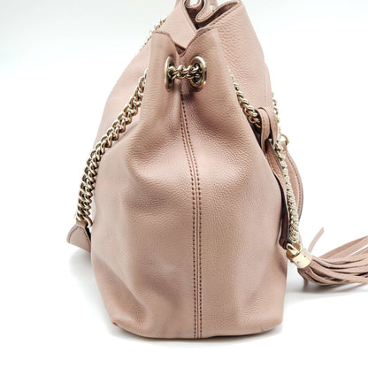 Gucci Soho on Chain Leather Shoulder Bag