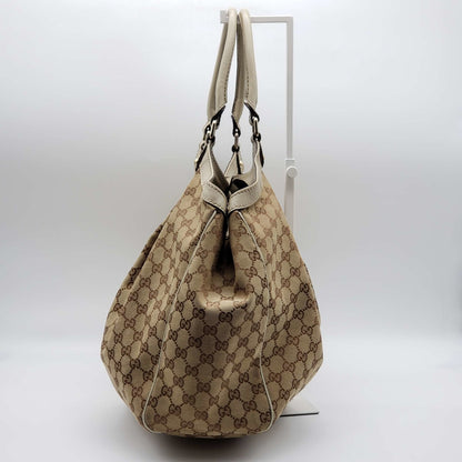 Gucci Sukey Canvas Leather Shoulder Bag