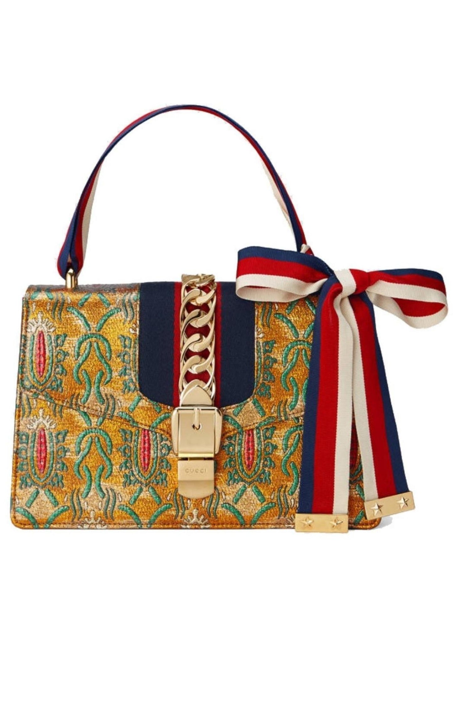 Sylvie Multicolor Brocade Bag