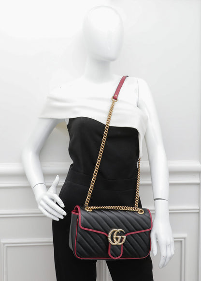 Gucci Bicolor GG Marmont Small Bag