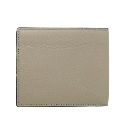 Gucci Beige Crest Stamp Bifold Wallet