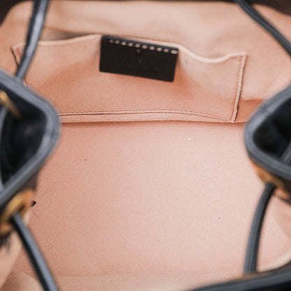 Gucci Black GG Marmont Mini Backpack Bag