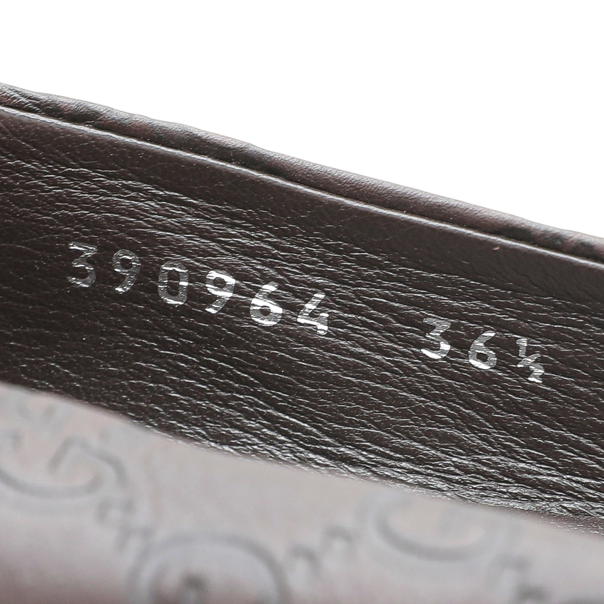 Gucci Chocolate Brown Guccissima Ballet Flats 36.5