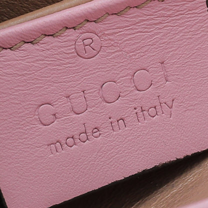 Gucci Pink Pearl Studded Queen Margaret Broadway Bag