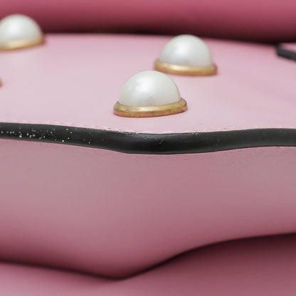Gucci Pink Pearl Studded Queen Margaret Broadway Bag