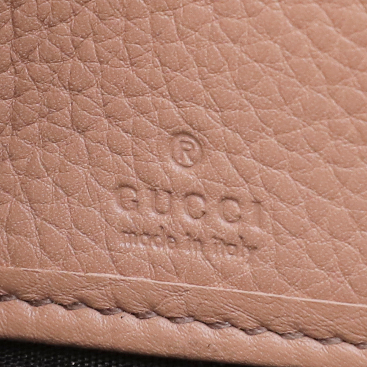 Gucci Light Brown Soho Zip Around Wallet