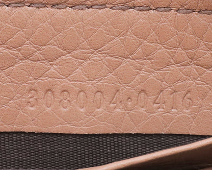 Gucci Light Brown Soho Zip Around Wallet