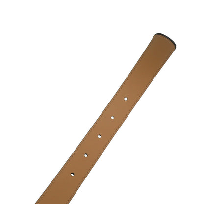 Gucci Mustard Suede Square G Buckle Belt 30
