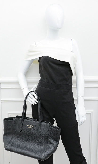 Gucci Black Swing Tote Small Bag