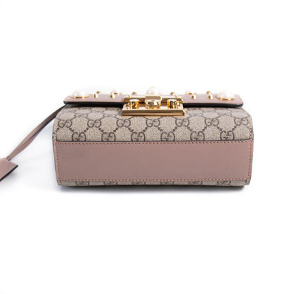 Gucci Studded Padlock Shoulder Bag
