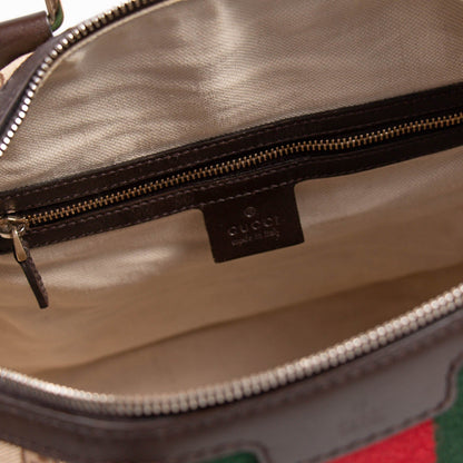 Gucci Vintage Web Boston Bag