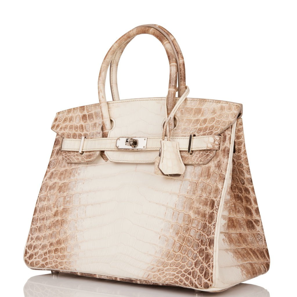 Hermes Birkin 30 Himalaya Niloticus Crocodile Palladium Hardware