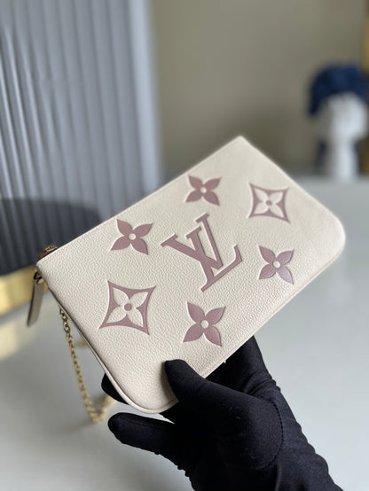 Louis Vuitton Double Zip Pochette Bag