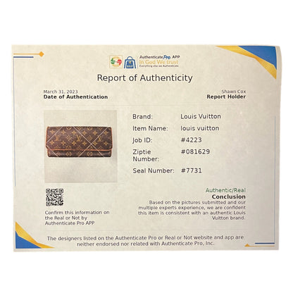 Clutch Luxury Designer By Louis Vuitton  Size: Medium