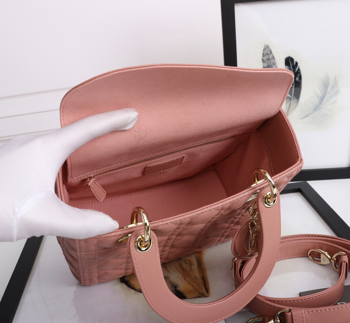 Christian Dior Medium Lady Dior  Bag