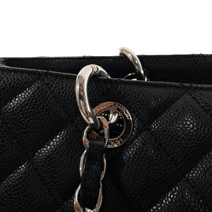Chanel Caviar Leather Black Tote Bag 4