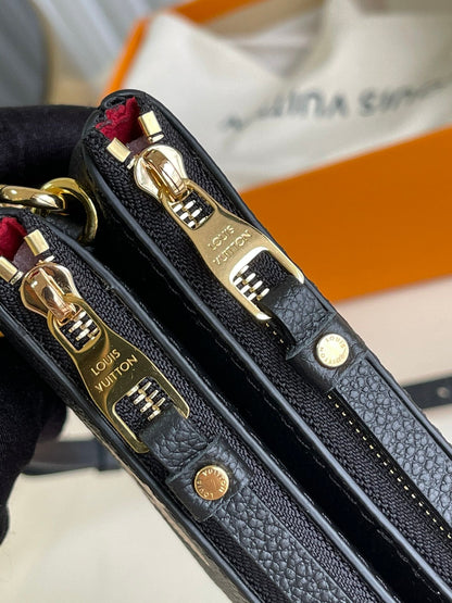 Louis Vuitton Double Zip Pochette Bag