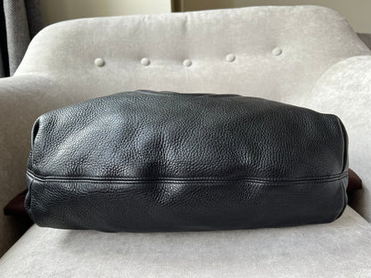 Gucci Soho Large Hobo in Black Pebbled Calfskin