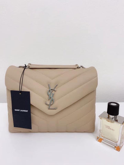 YSL College Small Quilted Leather Bag