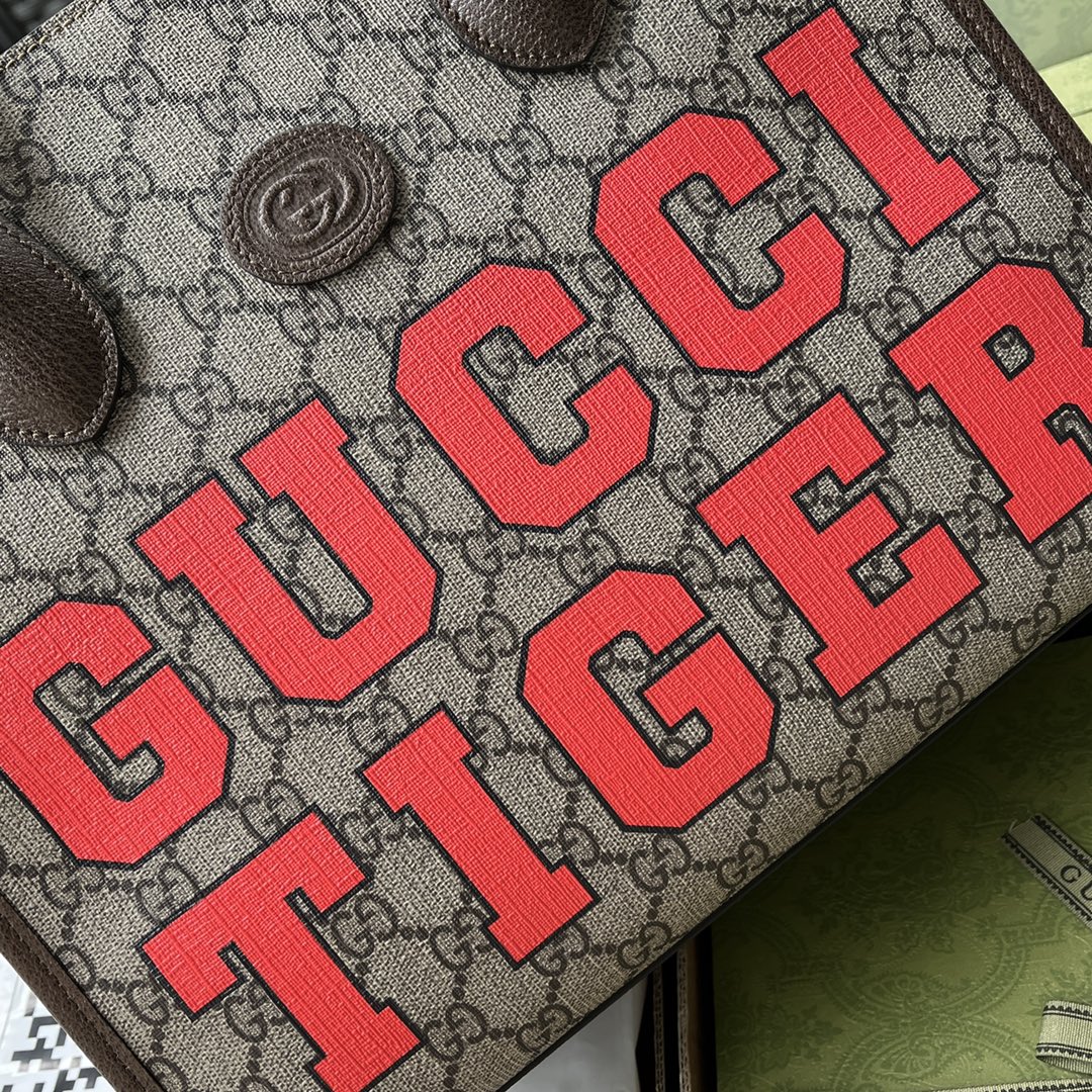 Gucci Tiger GG Medium Tote Bag